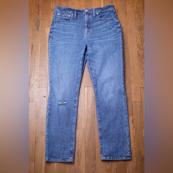 Madewell Denim - Madewell high rise, slim boyfriend jeans size 30